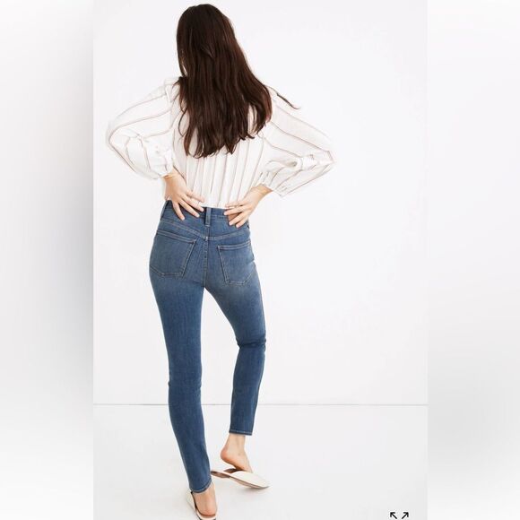 MADEWELL 10" High-Rise Roadtripper Jeggings in Ellerby Wash: Zip Pocket Edition - Picture 2 of 10